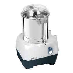 Cortadora de hortalizas eléctrica compacta - 735W - Producción: 300kg/h - incl. 4 discos de corte/rallado - Acero inoxidable