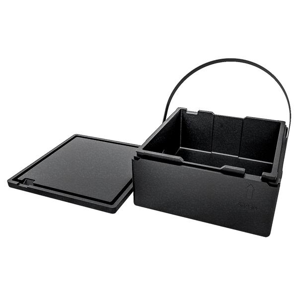 Thermobox - Pizza transport box - Top loading - 22.4L - 410x425x235mm - for 4 pizzas Ø35cm