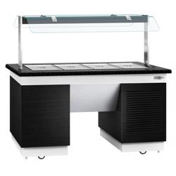 Linie de autoservire rece DUBLIN - 1,6 x 0,8 m - 4 x SG 1/1