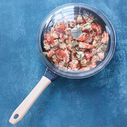 STAUB | PANS - Frigideira com cabo de madeira - Ø 240mm - Ferro fundido - Preto