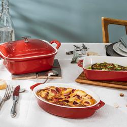 STAUB | CERAMIQUE - Güveç kabı - 230mm - seramik - kiraz kırmızısı