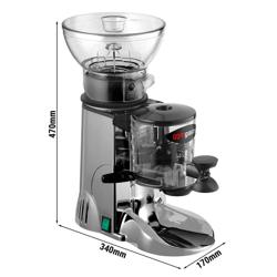 Commercial Coffee Grinder – Manual Doser – 1 kg Hopper – 270 W – Chrome