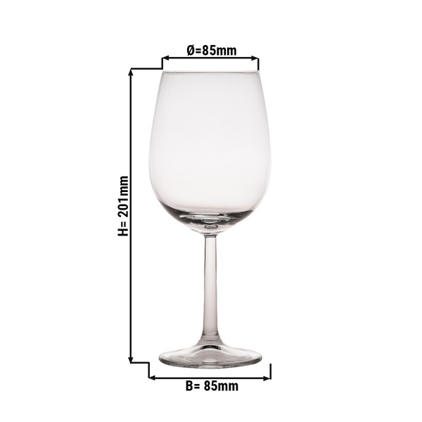 (6 komada) Čaša za vino - ESPRIT - 450 ml - Prozirna