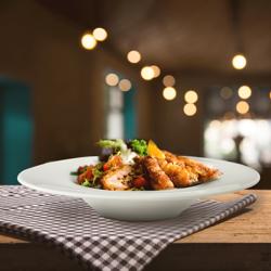 (6 piezas) LUX - Plato para pasta Maastricht - Ø 300mm - Marfil