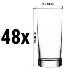 (48 pièces) Verre à bière - CHICAGO - 380 ml - étalonné à 300 ml