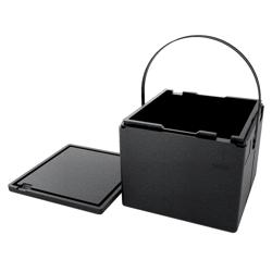 Contenitore isotermico / scatola pizza - Toploader - EN Teglia per pizza - 420x420x335mm - per 8 pizze Ø 40cm