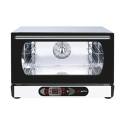Elétrico Forno convector compacto Digital - 1 câmaras de cozedura - 3x GN 1/1 ou 600x400mm - Aço inoxidável - com humidificação