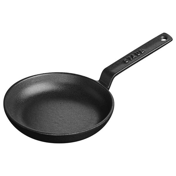 STAUB | PANS - Mini koekenpan - Ø 120mm - Gietijzer - Zwart