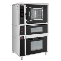 Bakkerij combisteamer - Digitaal - 6x EN 600x400 - incl. pizzaoven, rijskast & wassysteem