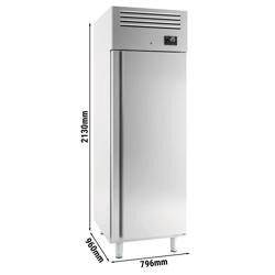 Commercial Bakery Refrigerator Stainless Steel PREMIUM - EN 600×800 - 1 Door - -2 to +8 °C - Ventilated Cooling