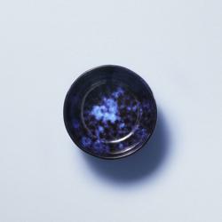 (4 db) Tál - BAMA BLUE - steinzeug - Ø 120 mm - kék