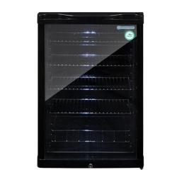 GASTRO-COOL | Barkylskåp - 540 mm - 130 liter - med 1 glasdörr - Svart