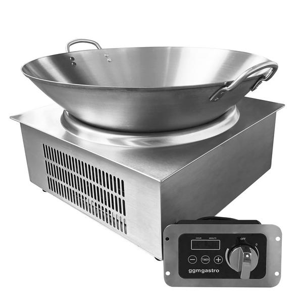 Kuchenka indukcyjna do woka – 3,5 kW – wraz z wokiem
