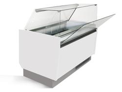 Mostrador de helados -1,31 × 0,92 m - blanco
