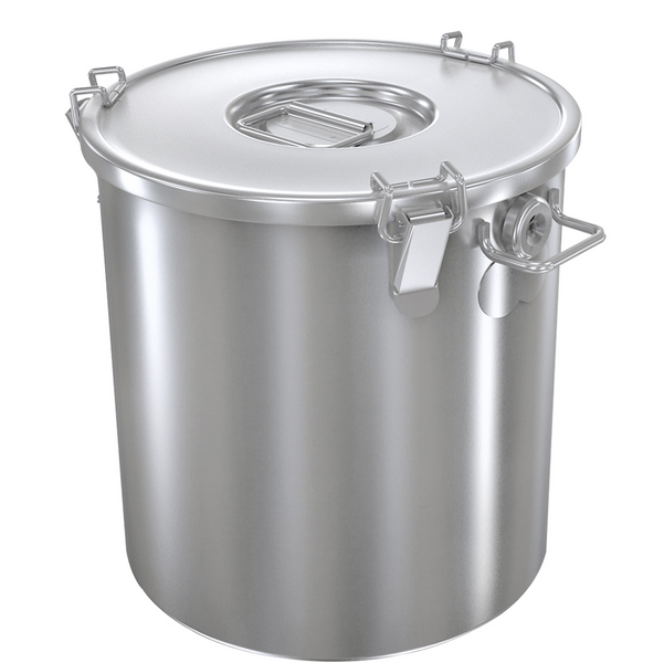 Kapaklı yemek taşıma kabı - Ø 380mm - 36 litre
