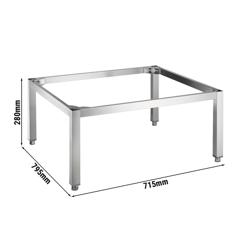 Podstavec pro kombinovaný konvektomat - 715x795x280 mm - nerezová ocel - kompatibilní s KB511 & KB1011 - bez držáku plechů