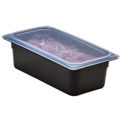 (6 bucăți) CAMBRO | Camwear® capac GN din polipropilenă 1/3 - etanș - lăptos