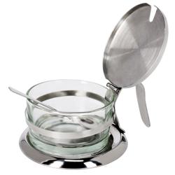 Standlı parmesan kabı