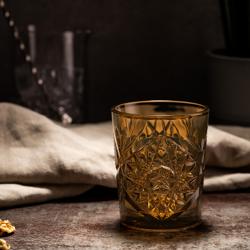 (12 pieces) HOBSTAR - All-purpose drinking glass - 35 cl - Ochre