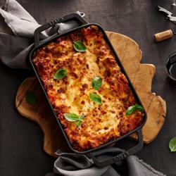 STAUB | Rectangular Cast Iron Baking Dish – 300x200 mm - Black - Grill & Oven