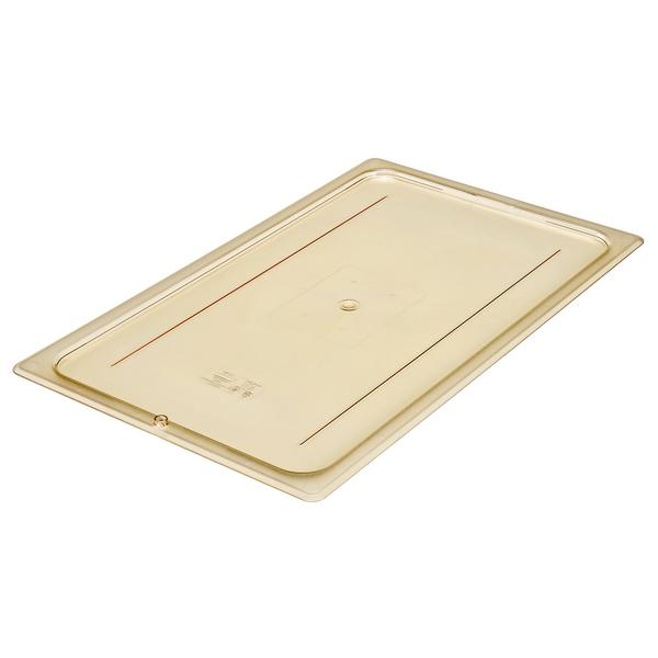 (6 piezas) CAMBRO | H-PAN™ Tapas planas GN resistentes al calor 1/1 - ámbar