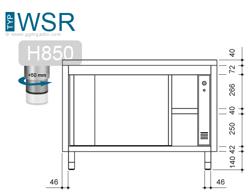 Mesa Estufa PREMIUM - 1,6 m