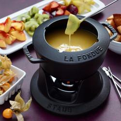 STAUB | SPECIALITIES - Set per fonduta - Ø 160 mm - Ghisa - Nero
