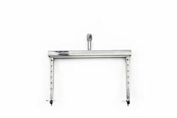 Spada doppia per girarrosto - 190x80x60mm - acciaio inox | maniglie in plastica | montata - compatibile con serie LGM & LEM | ESMSM