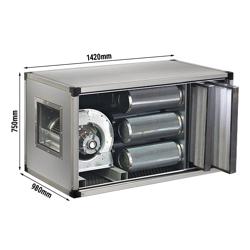 Sistem de purificare a aerului 4600 m³ - cu filtru pre și cărbune activ