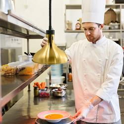 Lampara termica infrarroja - 275 Watt - Ø 290 mm - Oro