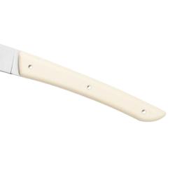 (4 szt.) BERKEL | Nóż do steków - kremowy - ostrze: 110 mm	