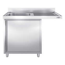 Armoire lave-vaisselle - 1200x700mm - avec 1 bac à gauche