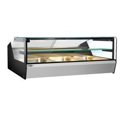 Warmhoudvitrine - 1000mm - 400W - 3 niveaus - 3 x GN 1/1