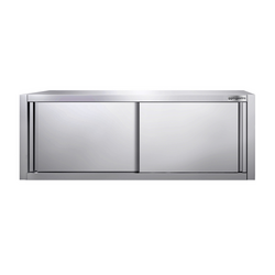 Seinäkaappi ruostumattomasta teräksestä PREMIUM - 2000x400mm - liukuovi - korkeus 650mm