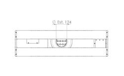 Pizza Oven Extraction Hood – 880 mm Width - 1340 mm Length - Stainless steel - No motor - Fits PDP66B/PDP66BTC-N