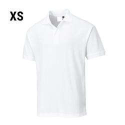 Muška radna polo majica - 65% poliester / 35% pamuk - bijela - Veličina: XS