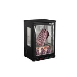 Dry Aging Fleischreifeschrank - 590mm - 1 Glastür - Schwarz