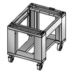 Base Frame for Electric Conveyor Oven DPZ3030E Series - 715x580x620mm - Stainless Steel - Series DPZ3030E Series