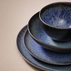 (6 τεμ.) Tama - Πιάτο βαθύ - στρογγυλό - Stoneware - Ø 220 mm - Μπλε