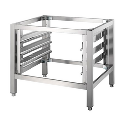 Forno de padaria e pastelaria Base de suporte + Suporte de tabuleiros para 3x EN