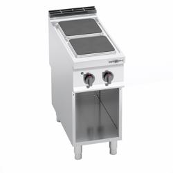 Elektrisch fornuis - LORENZO 900 - 400x900mm - 7,0 kW - 2 platen