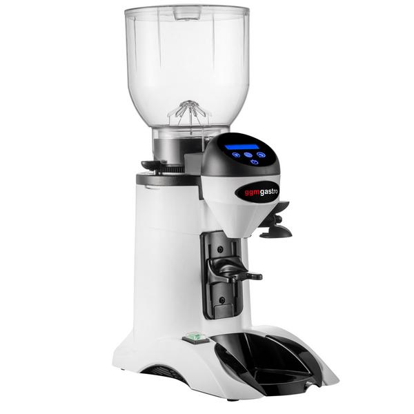 Moulin à café – 2 kg – 77 dB – Avec dosage automatique – Blanc