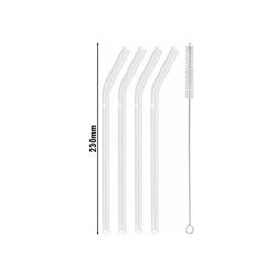 ZWILLING | SORRENTO – słomki szklane – wygięte