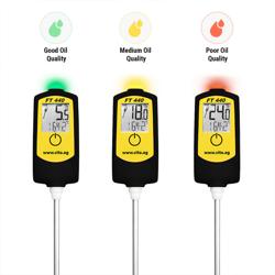 VITO | Cooking Oil Tester TPM Meter - Tri‑colour alarm - Temperature + TPM - For deep fryers