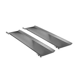 (2 uds) set de puertas batientes izquierda y derecha Set de puertas batientes para Parrilla Doner DOK1 - 375x153mm - acero inoxidable