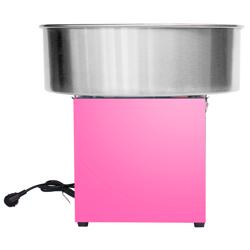 Sockervaddsmaskin - Ø 520mm - 950 watt - rosa - inkl. Spottskydd
