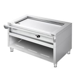 Grelhador Teppanyaki a gás - 8,5kW - Grelha lisa - Cozedura frontal