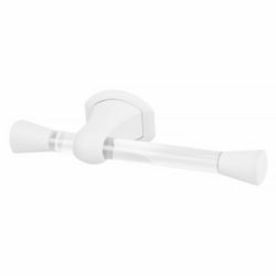 AIR-WOLF | Toiletrolhouder - voor 1 huishoudrol - ABS kunststof - Wit