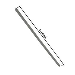 (50 szt.) Szpila do szaszłyków - stal nierdzewna - 600mm - przekrój płaski - z uszkiem - długi
