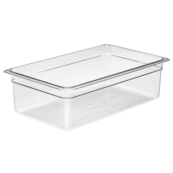 (6 piezas) CAMBRO | Contenedores GN de policarbonato Camwear® 1/1 - transparente - profundidad 150 mm